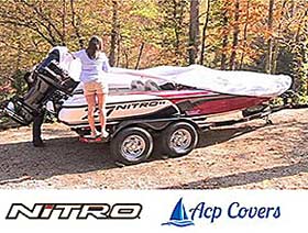 How to put boat cover on nitro