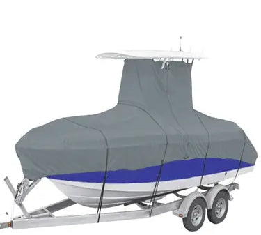 center console boat covers with t-top
