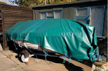 cover boat with tarp