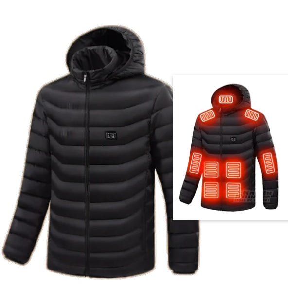 Mens Electric Heated Puffer Jacket