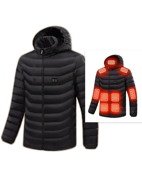 Mens Electric Heated Puffer Jacket