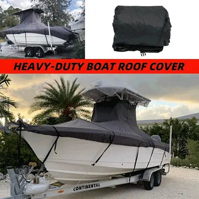 19FT Center Console T-Top Boat Cover