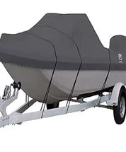 Tri hull Boat Cover 18 Ft 600d
