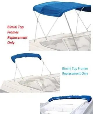 bimini top with stainless frame