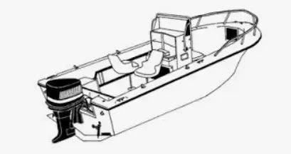 boat cover center console 22'