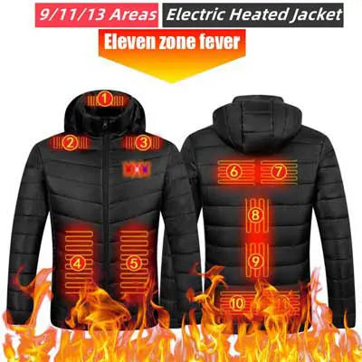 usb powered heated puffer jacket