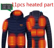 women's heat keep down hooded puffer jacket